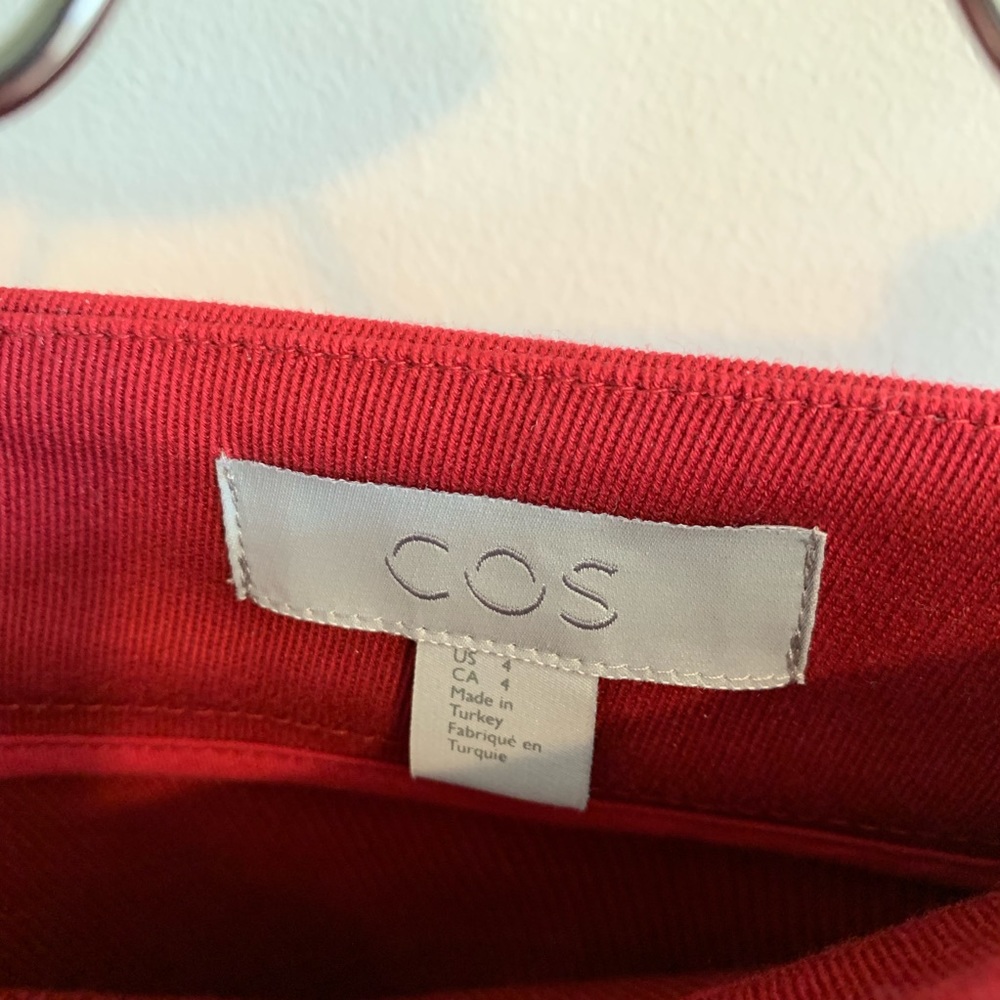 COS Red skirt - Picture 4 of 7